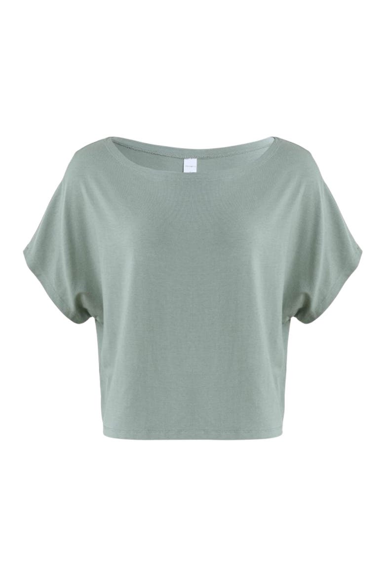 Vital Off Shoulder Tee, Alternate, color, Thyme