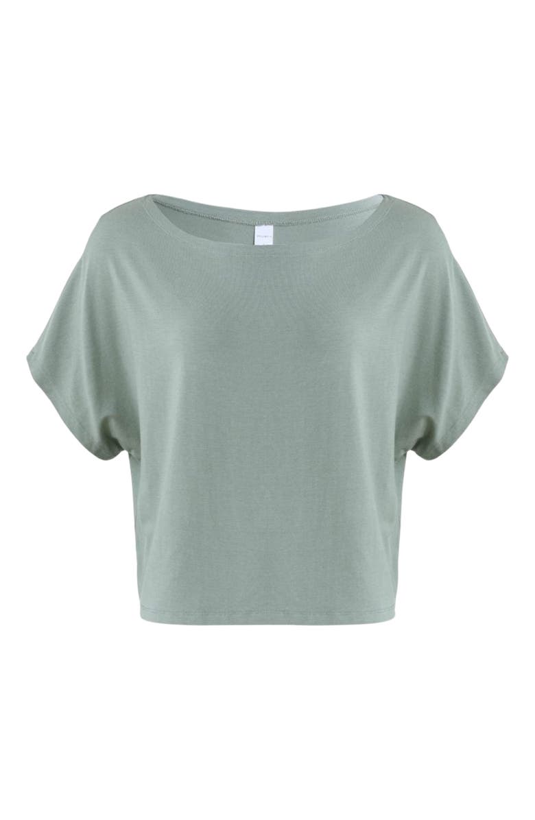 Vitality Vital Off Shoulder Tee, Alternate, color, Thyme