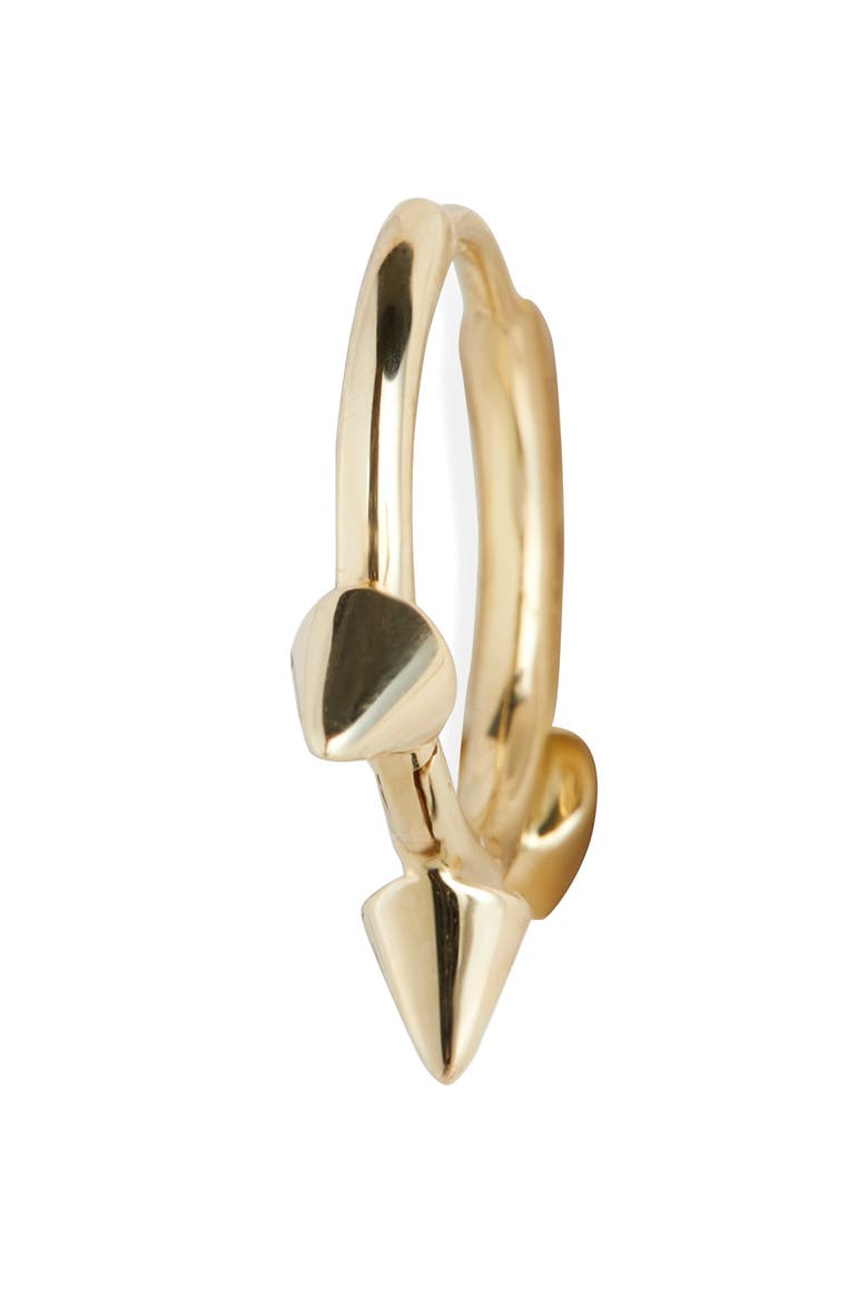 Triple Spike Ring, Main, color, YELLOW GOLD