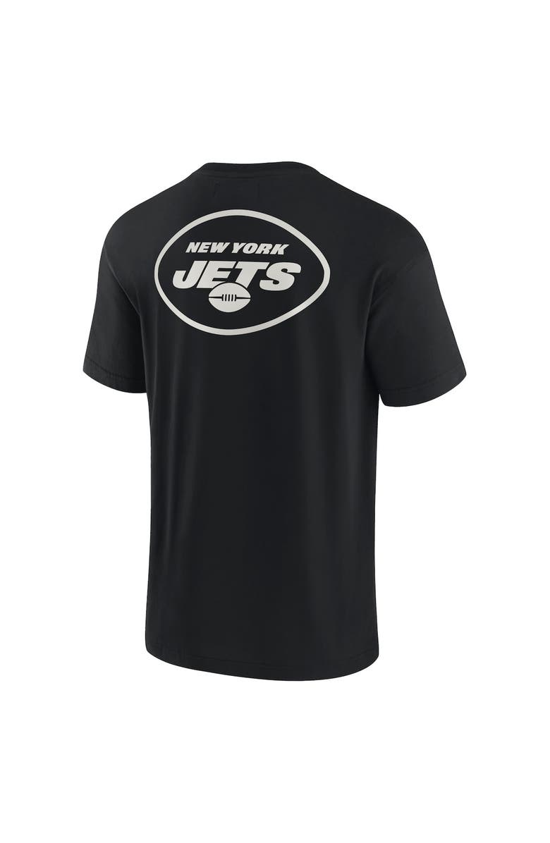 Fanatics Signature Unisex Fanatics Signature Black New York Jets Elements Super Soft Short Sleeve T-Shirt, Alternate, color, Black