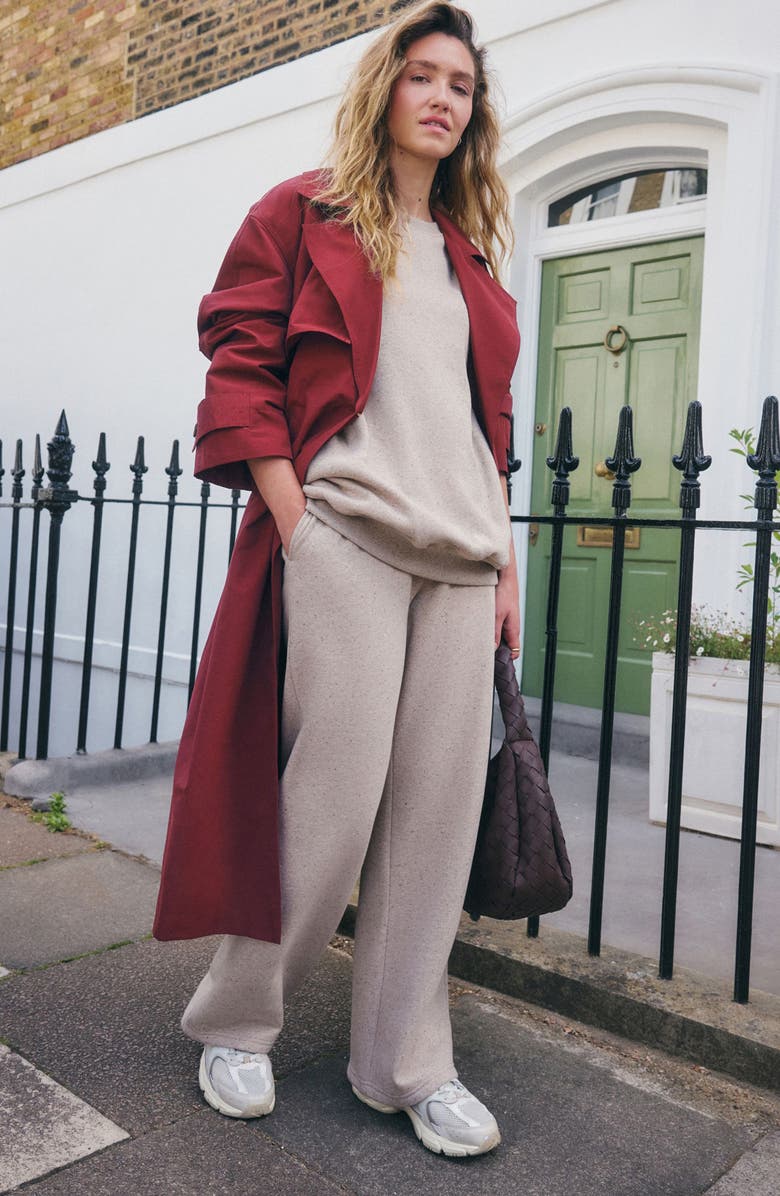 NEXT Cotton Blend Trench Coat, Alternate, color, Red