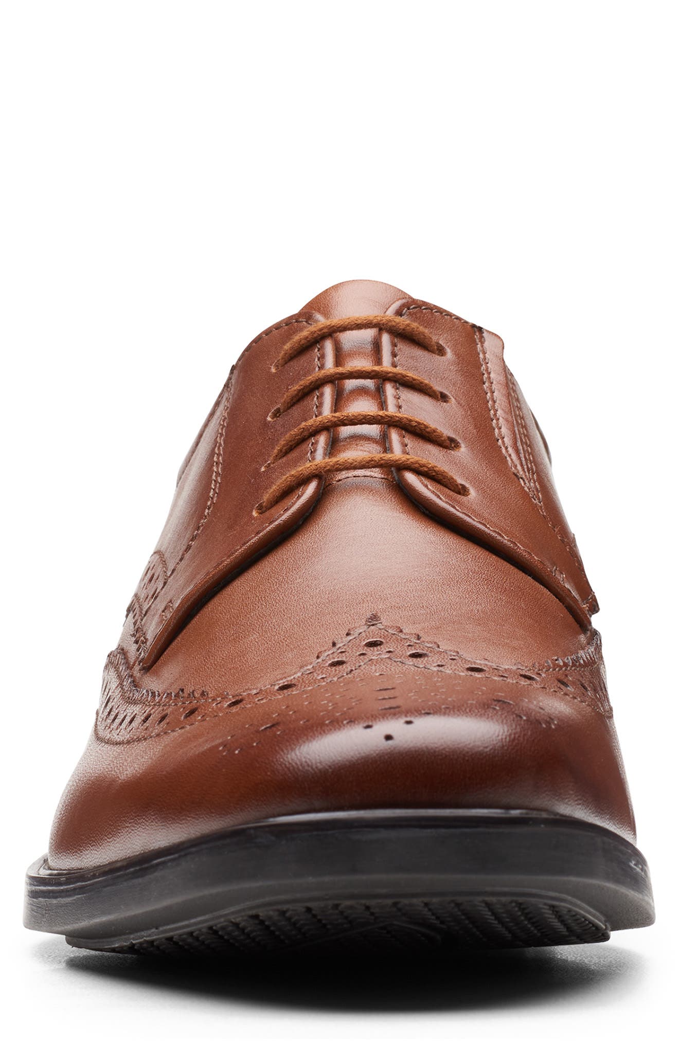 Clarks<sup>®</sup> Howard Wingtip Oxford, Alternate, color, Dark Tan Lea