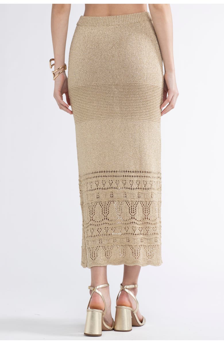 Sunday St. Tropez Gioca Crochet Cover-Up Maxi Skirt, Alternate, color, 