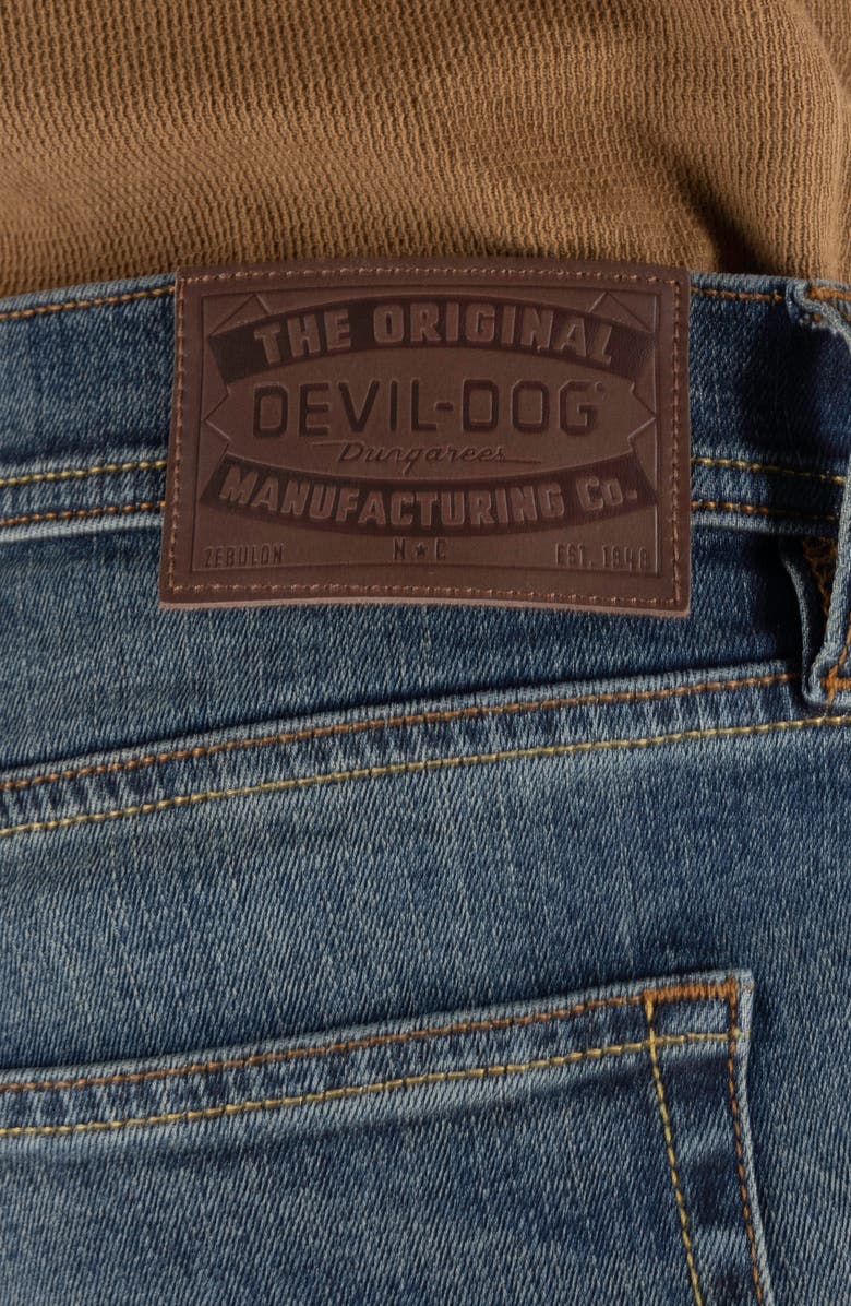 Devil-Dog Dungarees Athletic Fit Stretch Jeans, Alternate, color, Highpoint