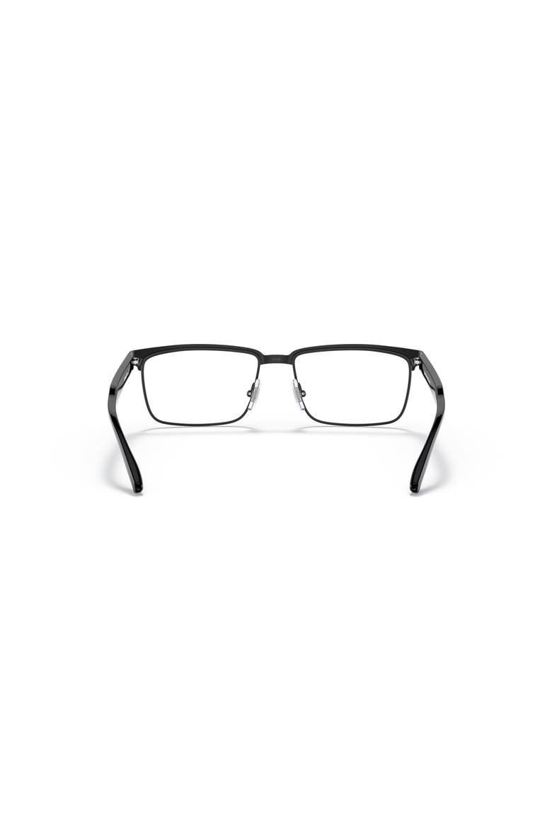 54mm Rectangle optical glasses, Alternate, color, Black