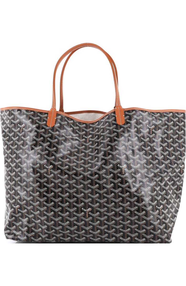 Pre-Owned Goyard Saint Louis Tote Coated Canvas GM, Alternate, color, Brown