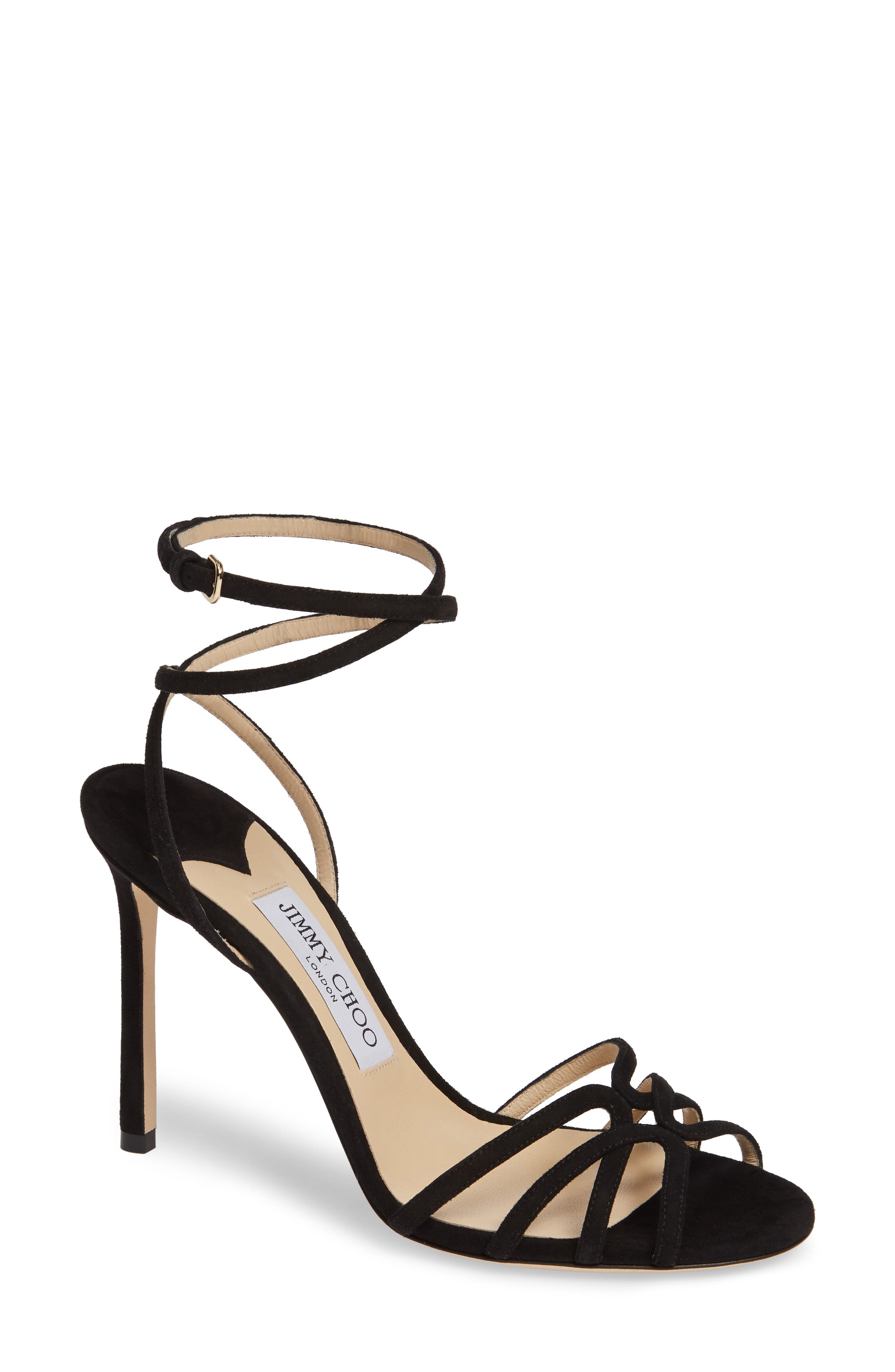 Jimmy Choo Mimi Ankle Strap Sandal, Main, color, 