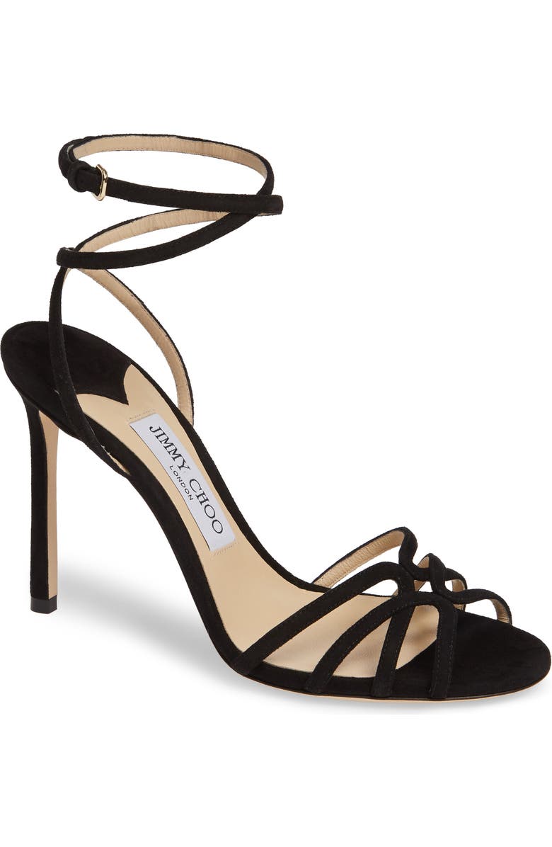 Jimmy Choo Mimi Ankle Strap Sandal, Main, color,