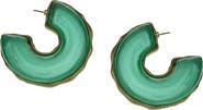 OLIVIA WELLES Madie Open Hoop Earrings