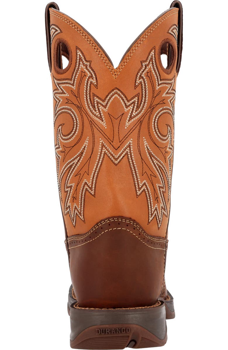DURANGO Waterproof Steel Toe Western Boot, Alternate, color, Brown And Tan
