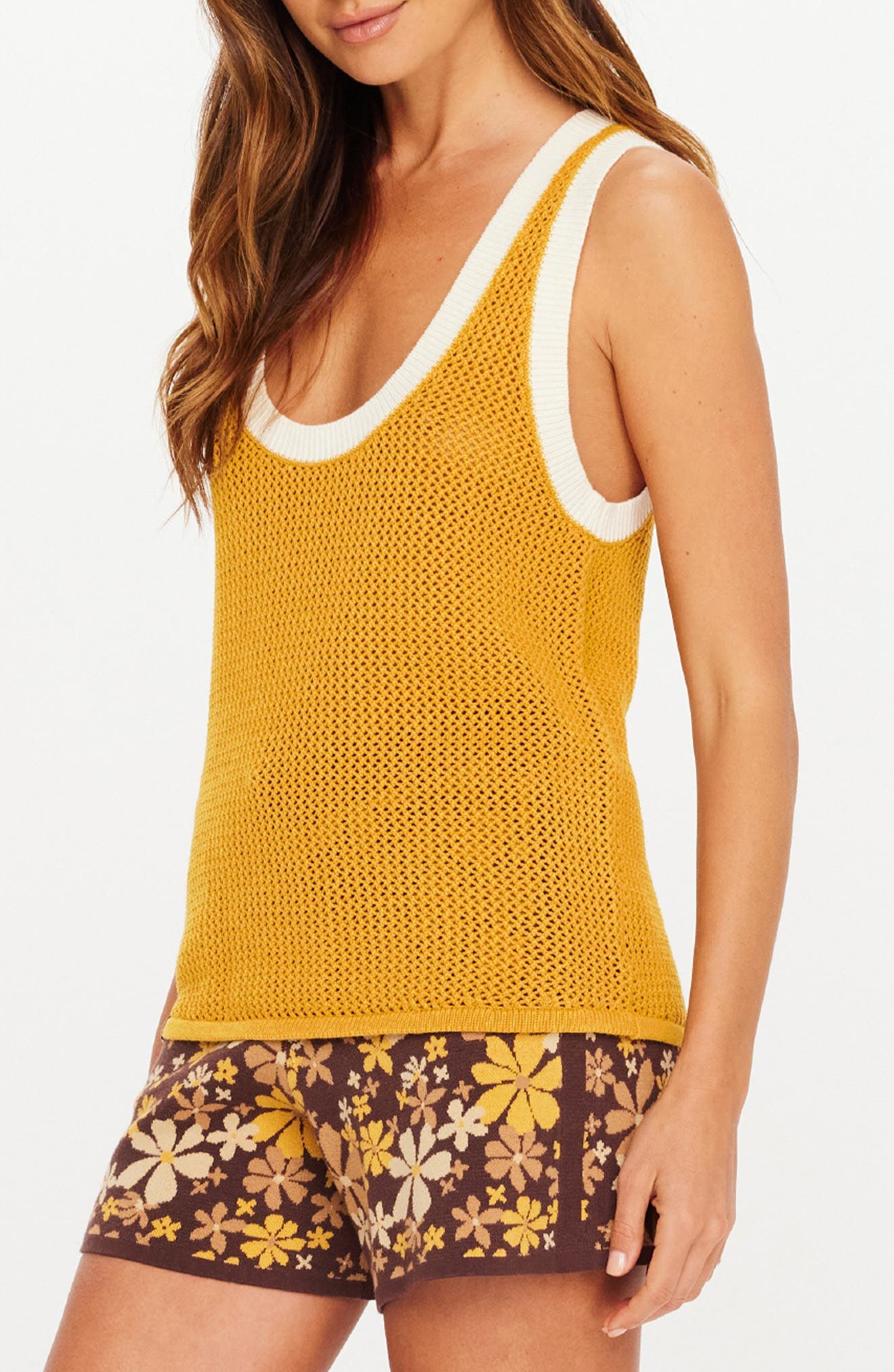 The Upside Fenway Wales Knit Tank (Women) | Nordstrom