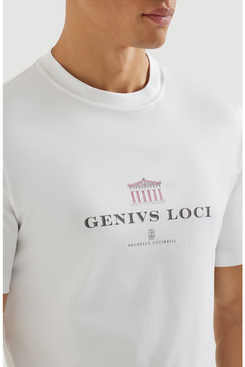 T-shirt with print, Alternate, color, White