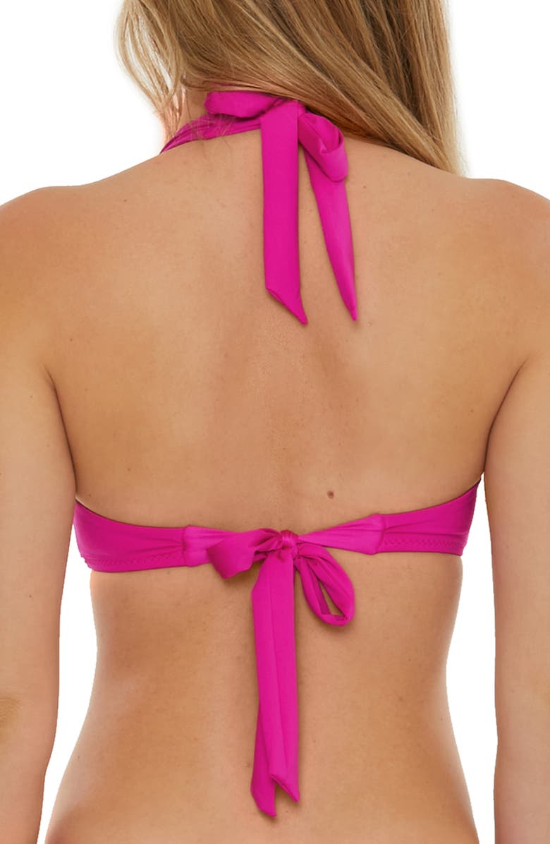 Trina Turk Monaco Halter Bikini Top, Alternate, color, 