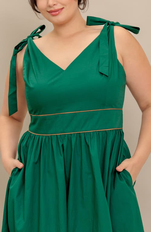 Flying Tomato Bow Strap Midi Dress In Animal Print