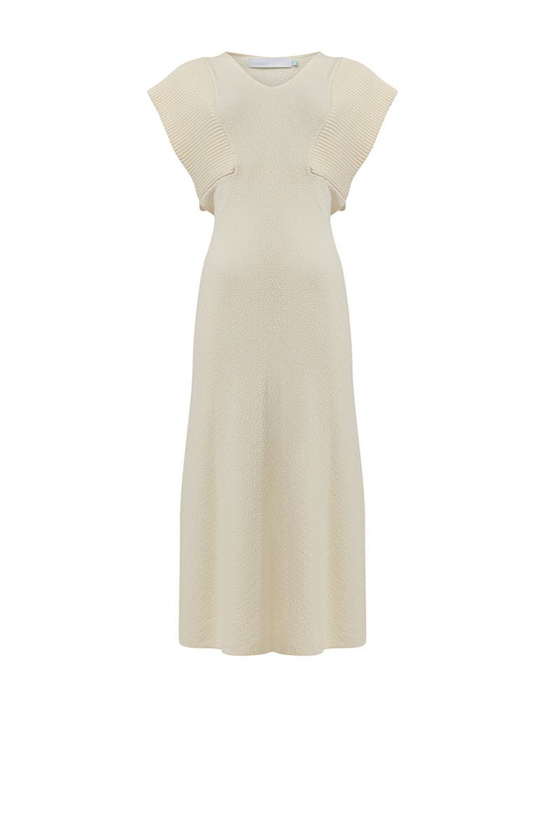 Leem Ribbed Maxi Knit Dress, Main, color, White