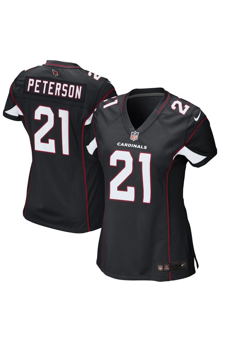 Women's Black Arizona Cardinals Patrick Peterson Nike Game Jersey, Main, color, Black