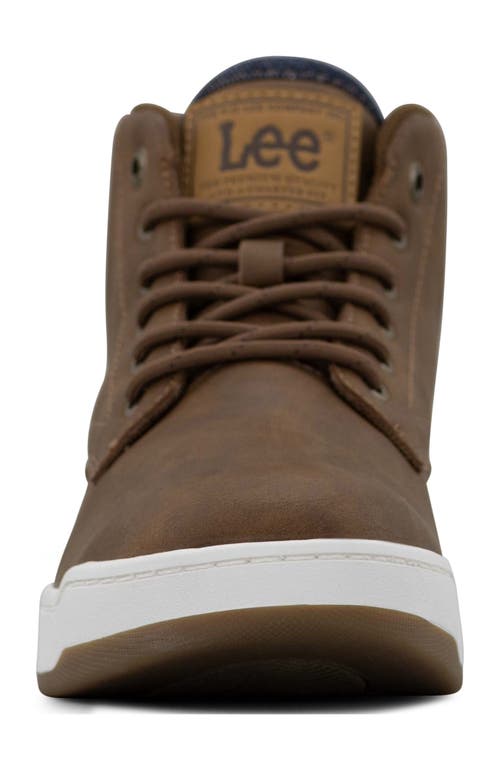 Lee Spencer High Top Sneaker In Brown
