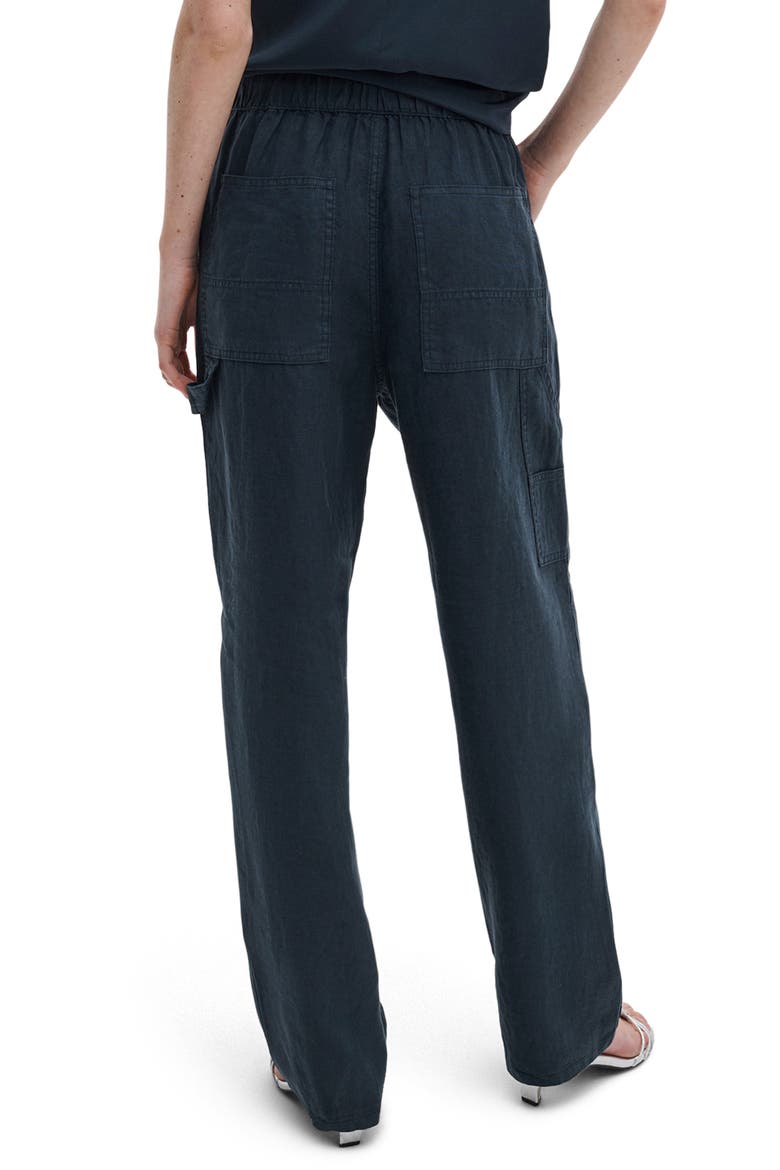 Atlas Linen Drawstring Carpenter Pants, Alternate, color, SAL