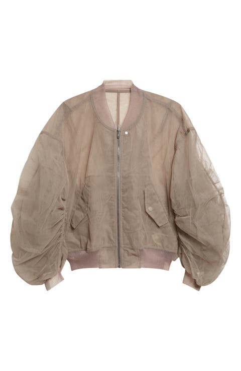 Secchia Tulle Bomber Jacket