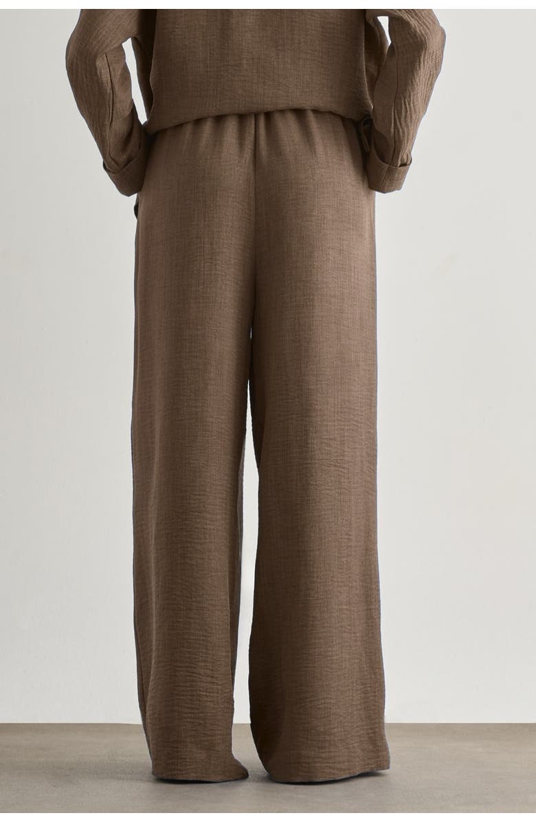 Mizalle Wide-Leg Pants, Alternate, color, Brown