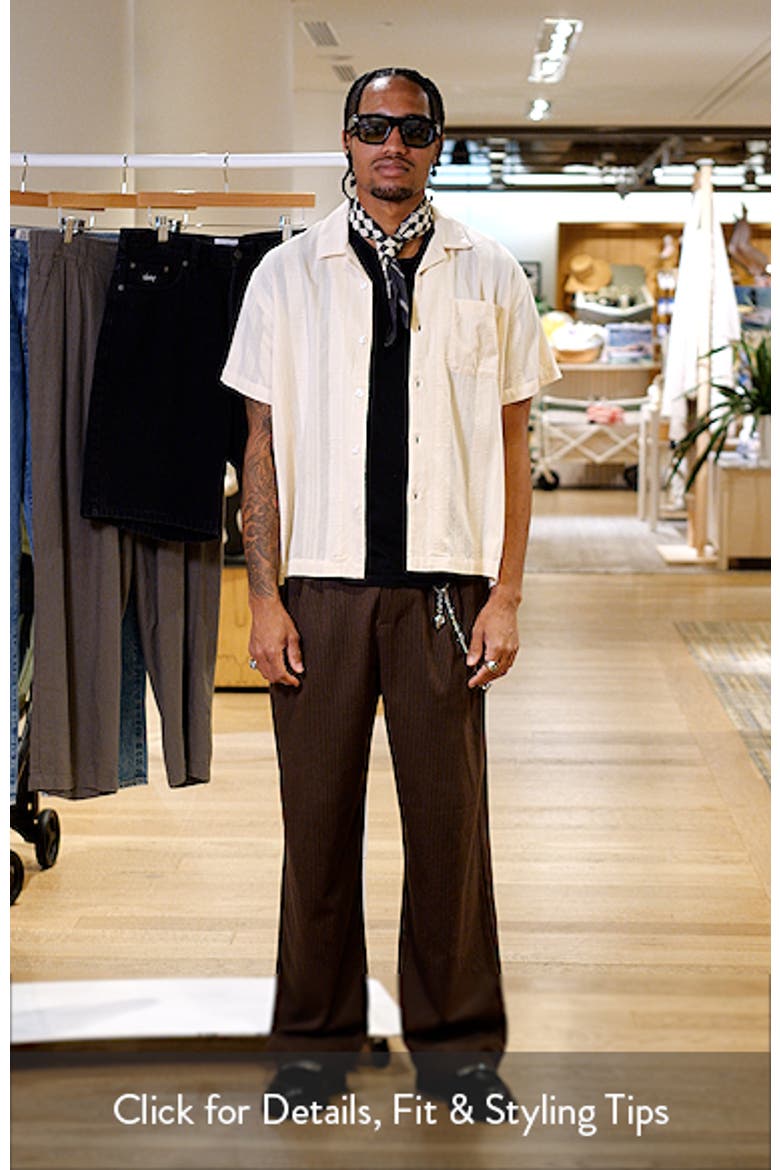 Samuel Texture Stripe Camp Shirt video