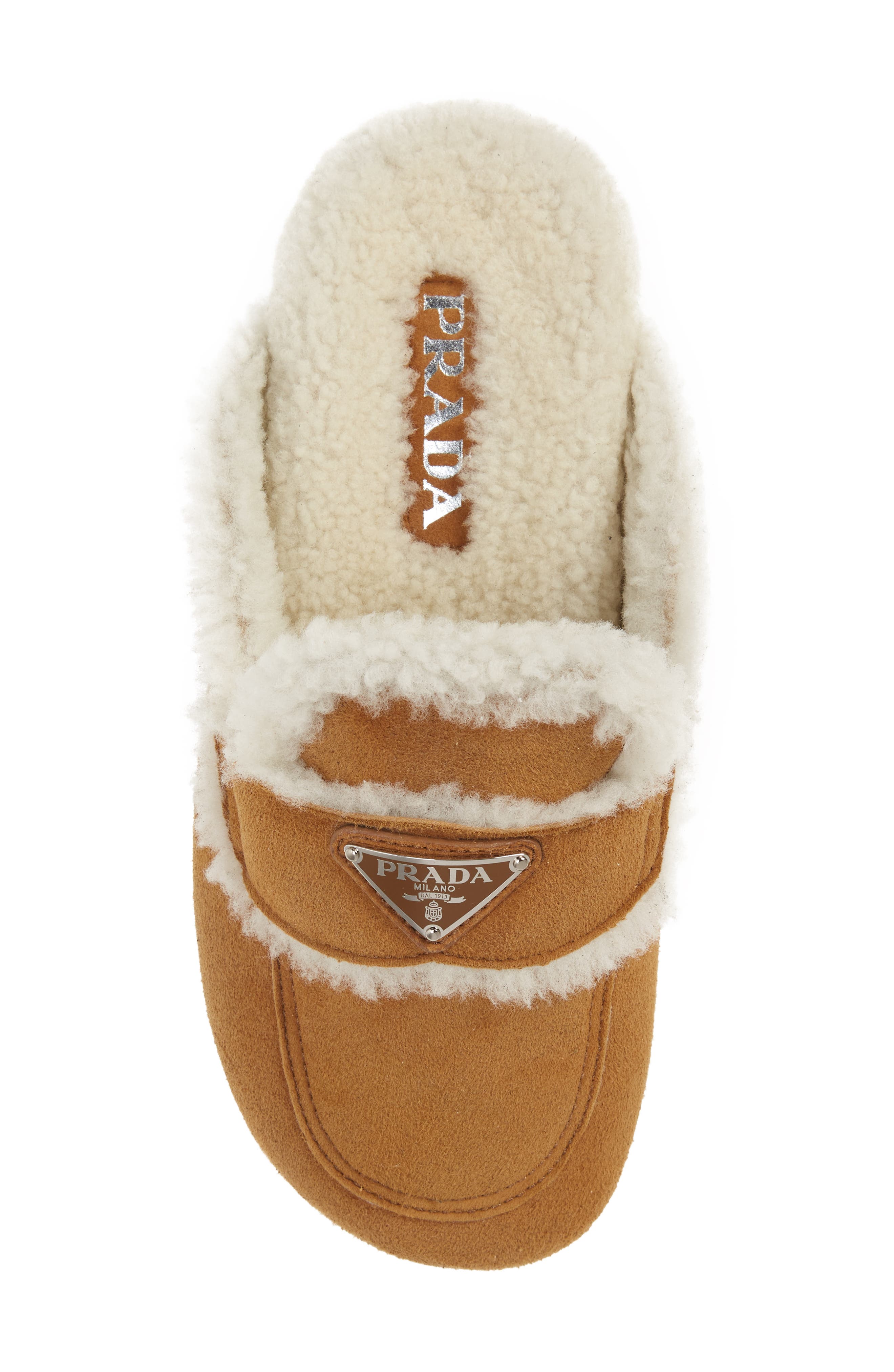 Fussbet Genuine Shearling Slipper, Alternate, color, COGNAC