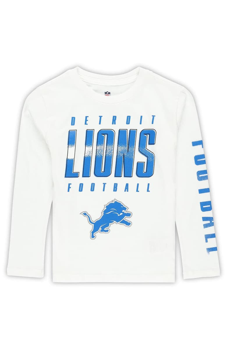 Outerstuff Preschool Outerstuff Detroit Lions The Mix Combo T-Shirt Set, Alternate, color, Blue