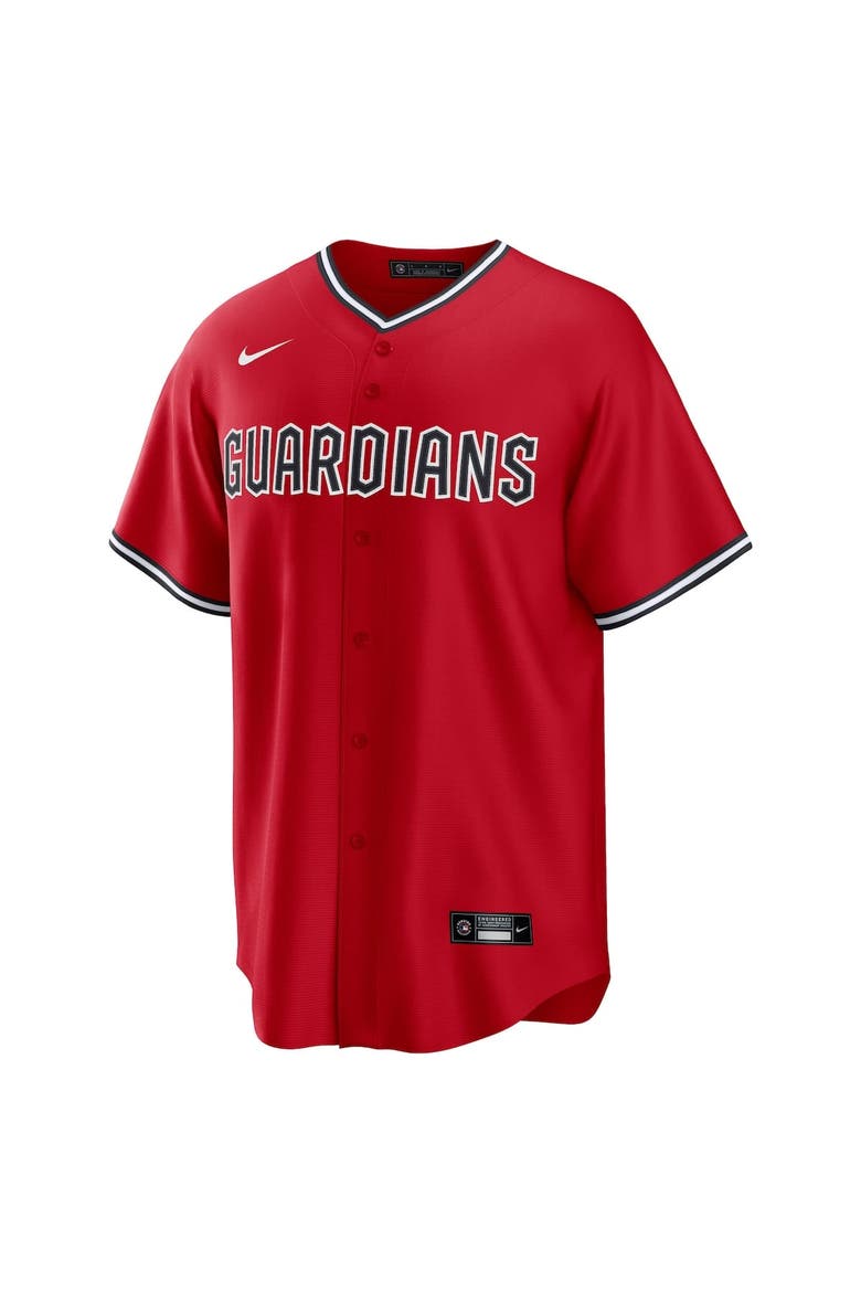 Men's Nike  Red Cleveland Guardians Replica 2.0 Alternate Jersey, Alternate, color, Red