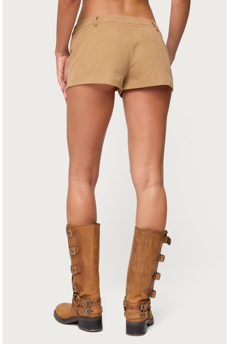 Kyler Corduroy Micro Shorts, Alternate, color, TAN