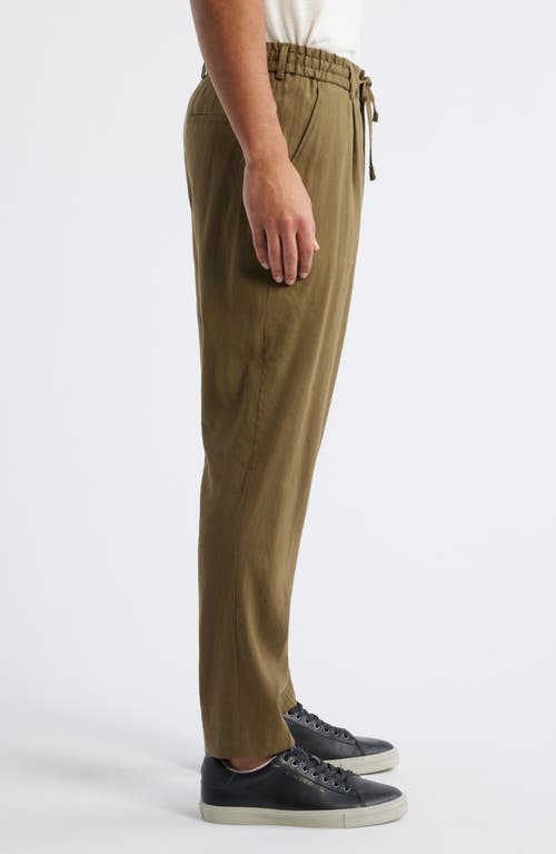 Hugo Boss Boss Perin Linen Blend Drawstring Pants