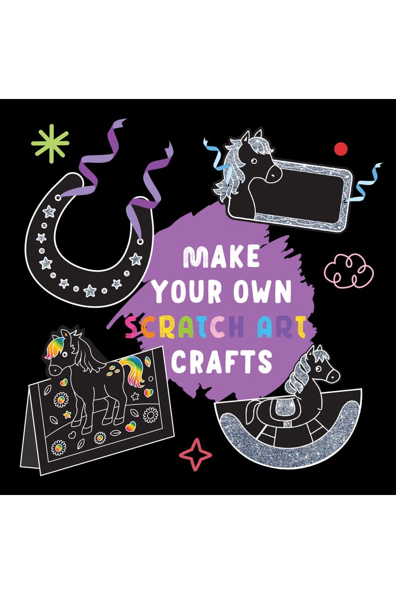 Scratch & Glitter Activity Book, Alternate, color, Multicolored