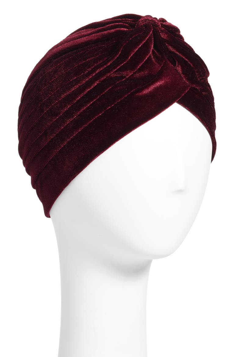 Velvet Turban, Main, color, WINE