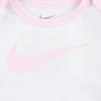 Swoosh Top, Footed Leggings & Hat Set