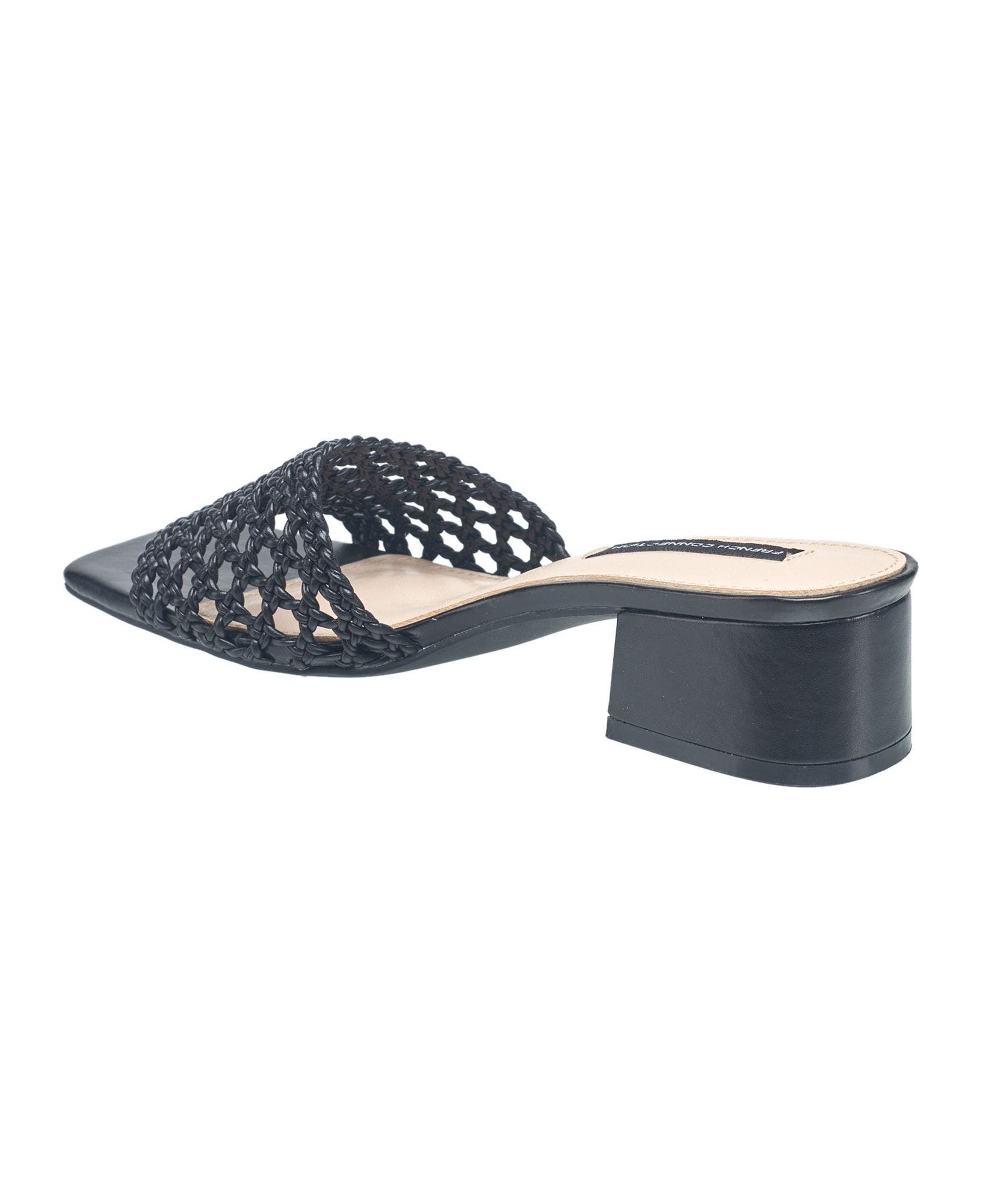 Waves Woven Mule, Alternate, color, Black