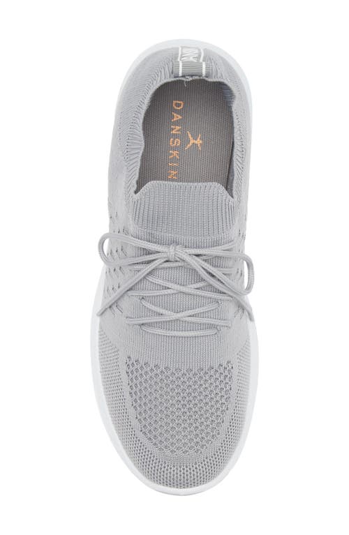 Danskin Free Knit Sneaker In Grey