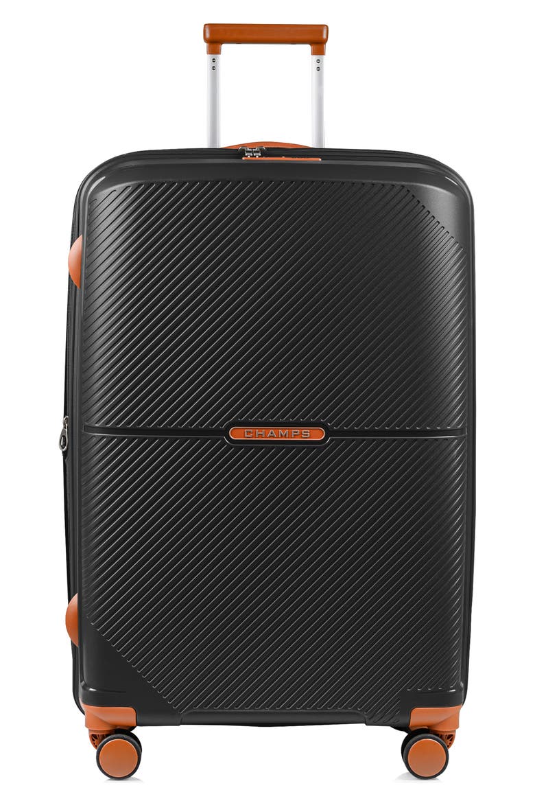 Aura 3-Piece Hardside Luggage Set, Alternate, color, BLACK