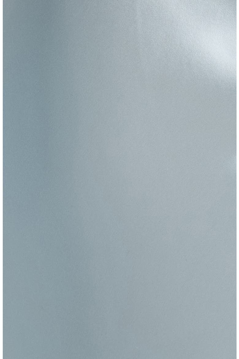 Dotti Cowl Neck Silk Satin Dress, Alternate, color, LIGHT BLUE