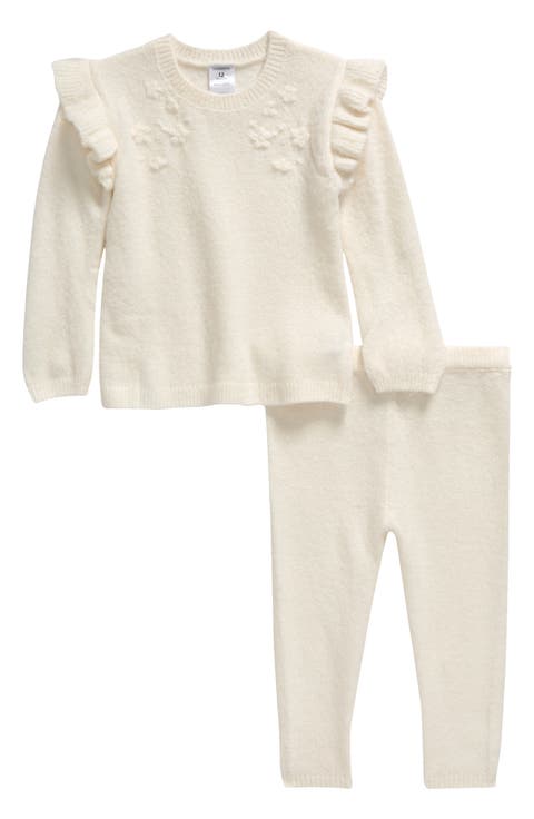 Ruffle Accent Sweater & Leggings Set (Baby)
