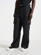 Manière De Voir Mathis Twill Signature Wide Leg Cargo Trousers