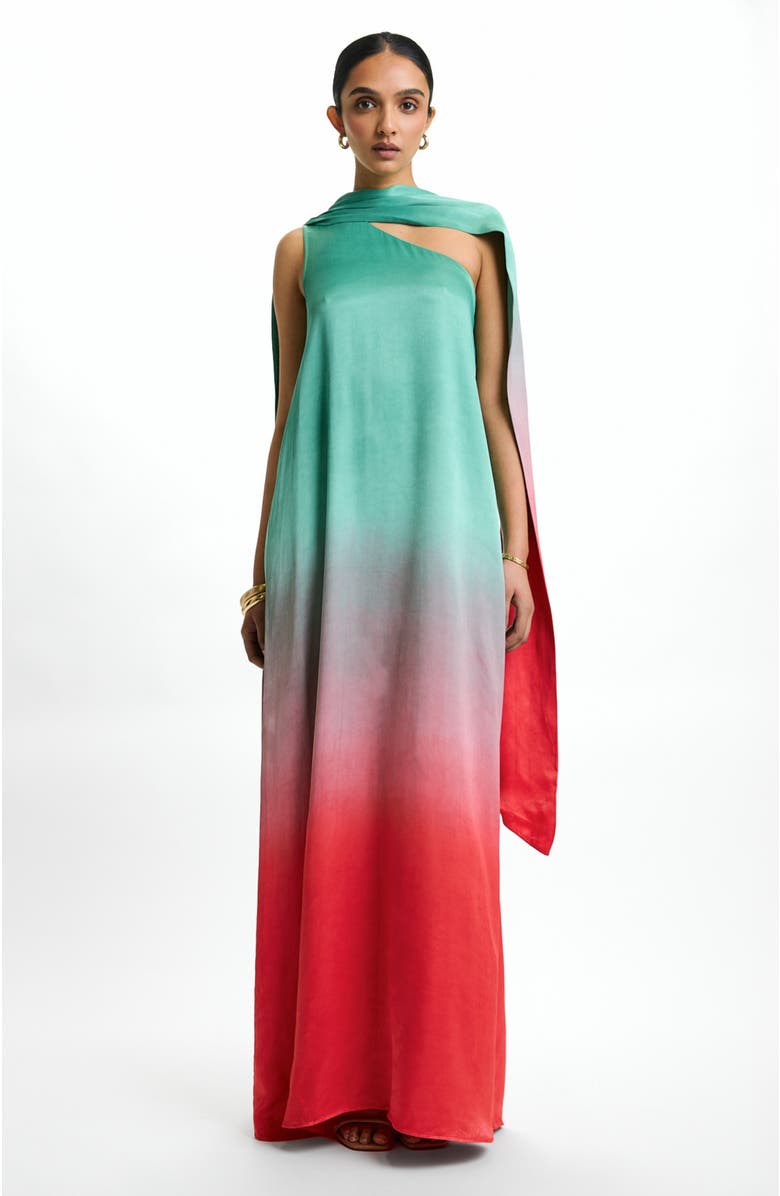 DIARRABLU Raya Gown Fsc<sup>®</sup> Certified Viscose Ombra Popsicle, Alternate, color, Ombra Popsicle