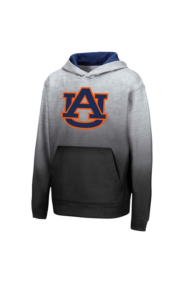 COLOSSEUM Youth Colosseum Heathered Gray Auburn Tigers Sitwell Pullover Hoodie, Alternate, color,