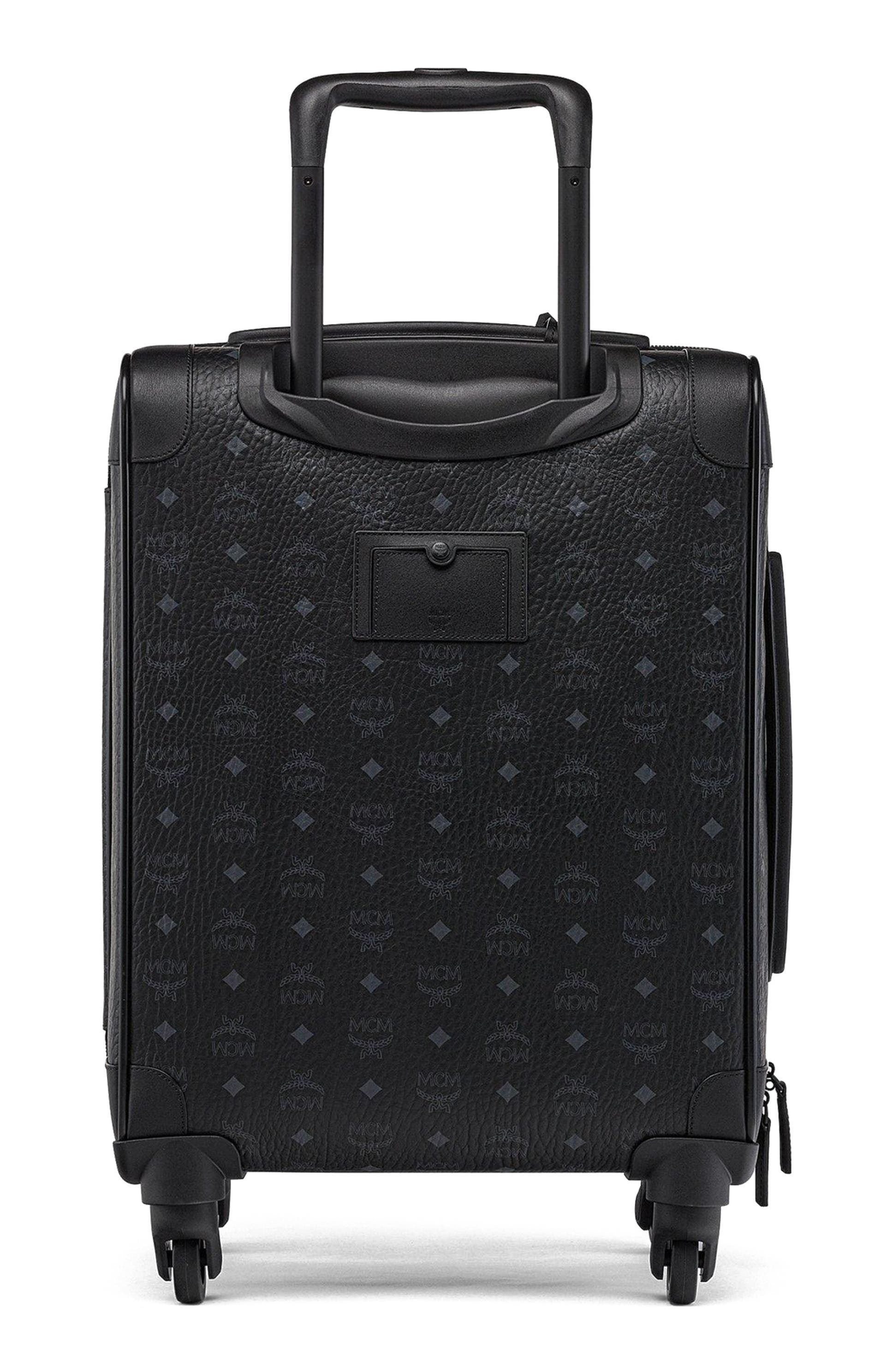 MCM Ottomar Trolley in Visetos, Alternate, color, Black