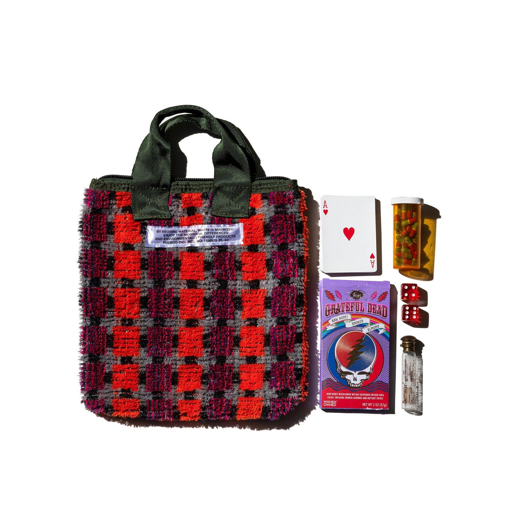 PUEBCO Truck Seat Fabric Small Tote, Alternate, color, 