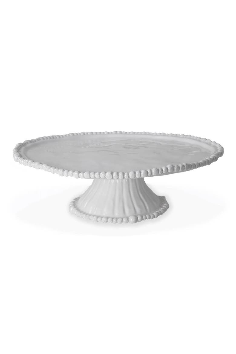 Vida Alegria Cake Stand, Main, color, WHITE