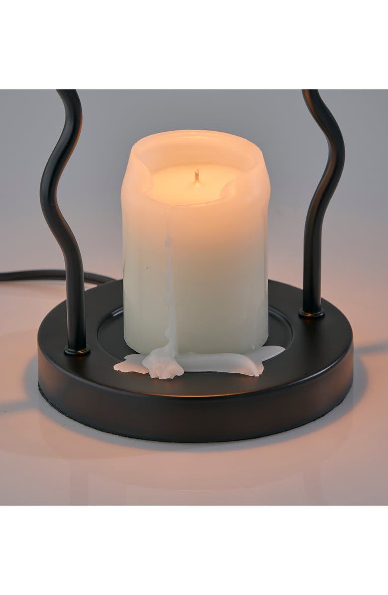 ADESSO LIGHTING Twirl Candle Warmer Lamp, Alternate, color, Black