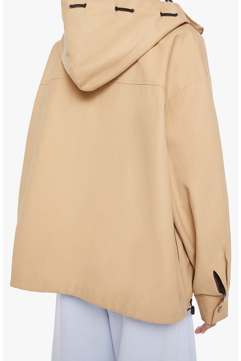 The Light Drizzle Hooded Cotton Jacket, Alternate, color, TAKE A RAINCHECK