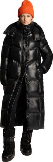Alpenhaus Meribel Quilted Maxi Puffer with Removable Hood