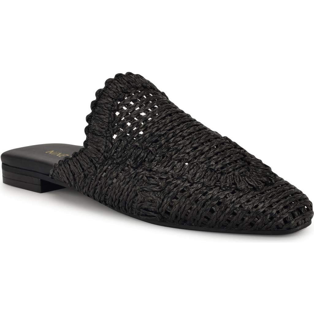 Nine West Cleigha Mules In Black