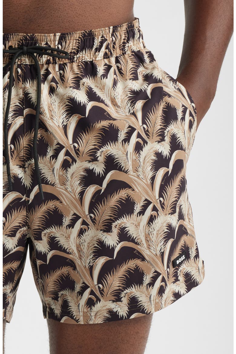 Pike Swim Trunks, Alternate, color, BLACK