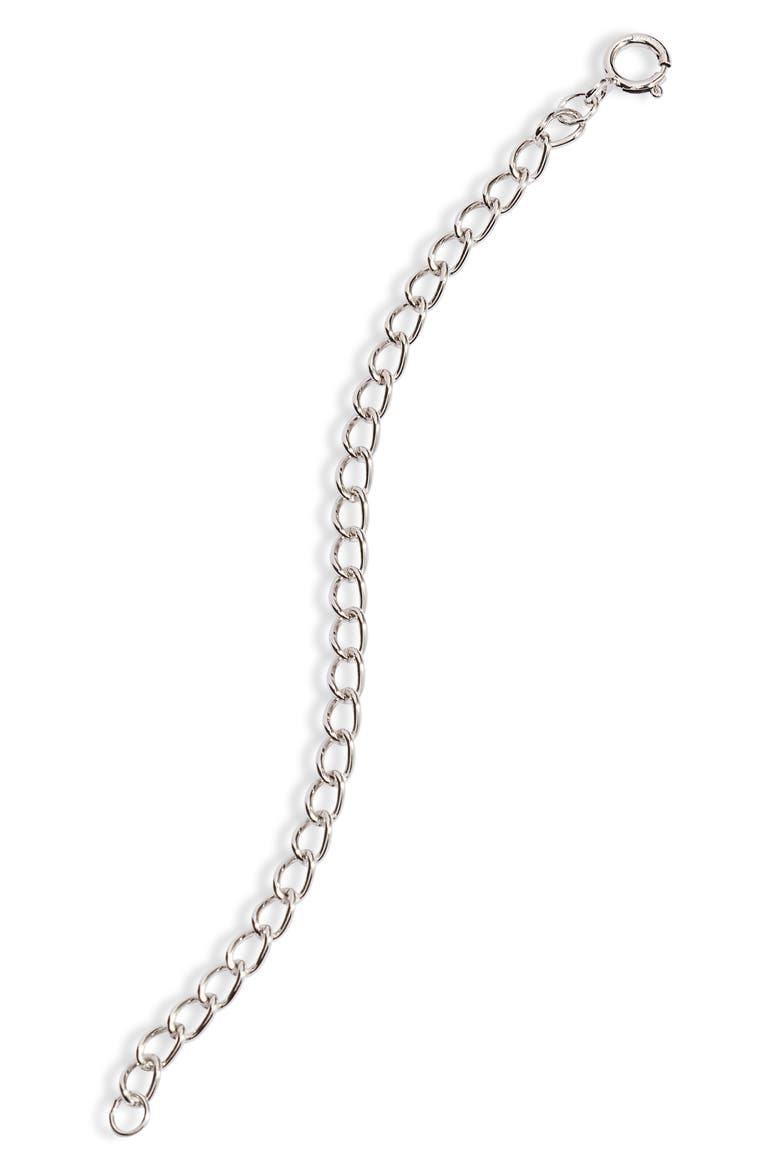 Necklace Extender, Main, color, SILVER